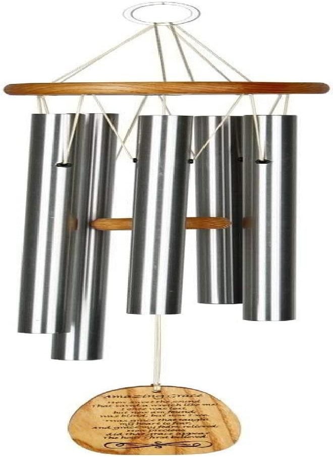 Woodstock Wind Chimes for Outside, Outdoor Decor, Memorial and Sympathy Chime, Garden, Patio, and Front Porch Decor, (25