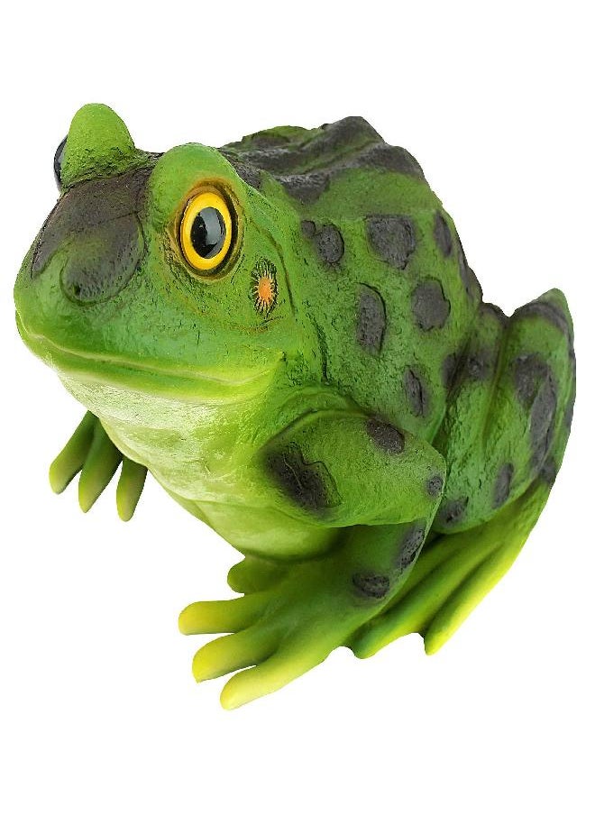 Design Toscano QM20510 Ribbit The Frog Garden Toad Statue, 9 Inch, 9