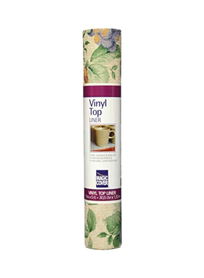 Cover Vinyl Top Contact Liner Multicolour 12x5inch