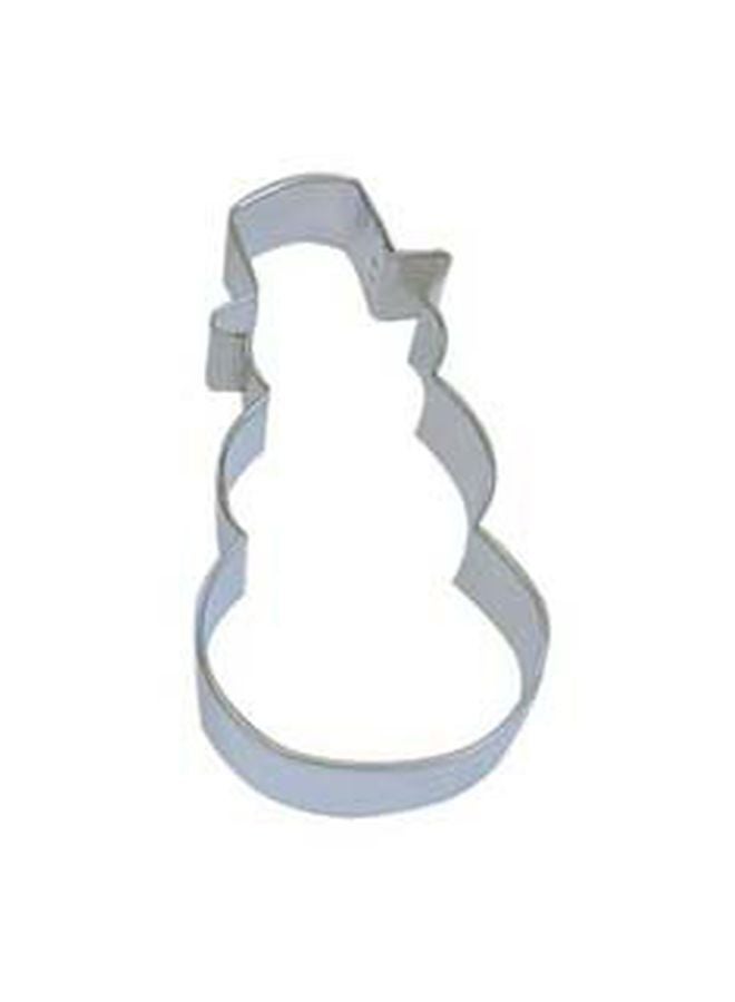 Snowman Cookie Cutter Grey 4inch