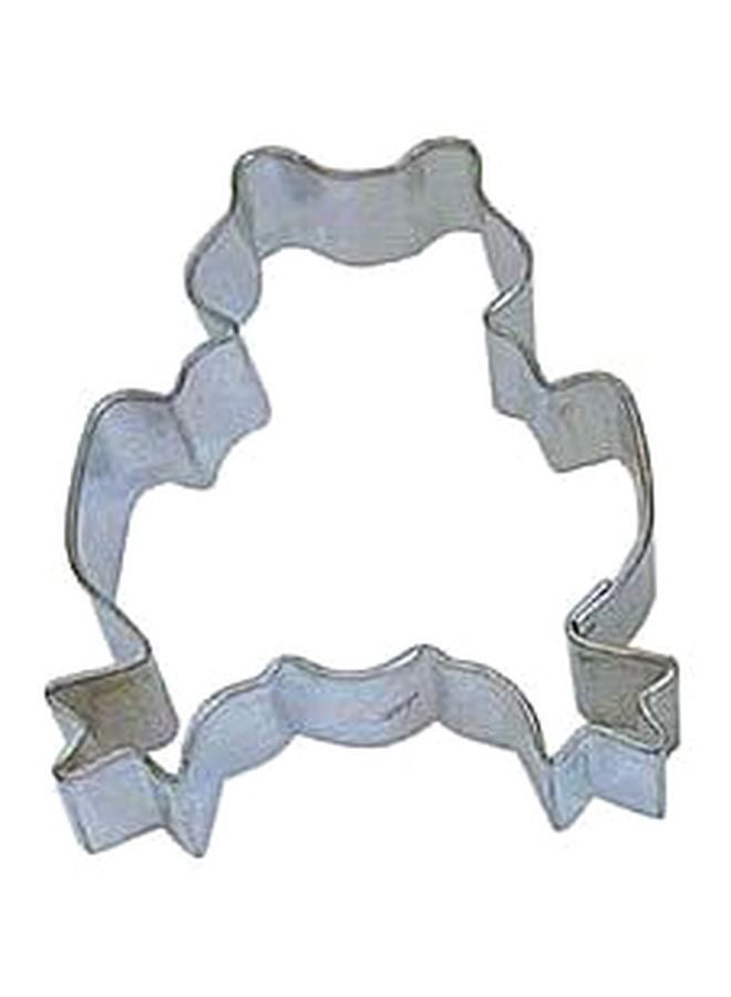 Frog Design Tin Plated Steel Cookie Cutter Silver 3inch