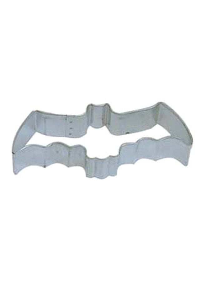 Flying Bat Design Cookie Cutter Silver