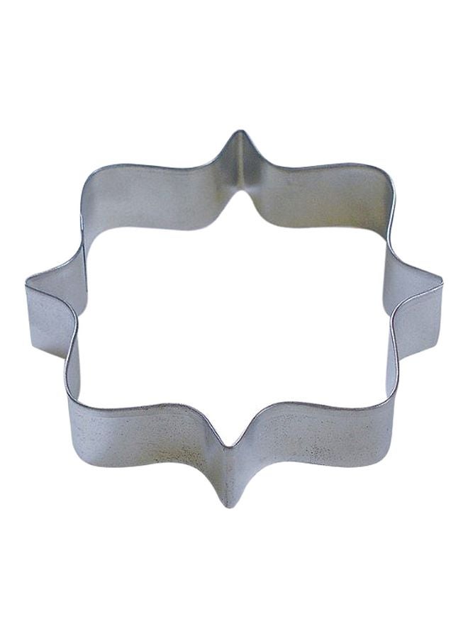 Plaque Designed Cookie Cutter Silver 4.25inch