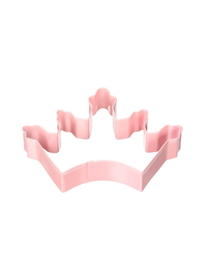 Crown Shaped Cookie Cutter Pink 5inch