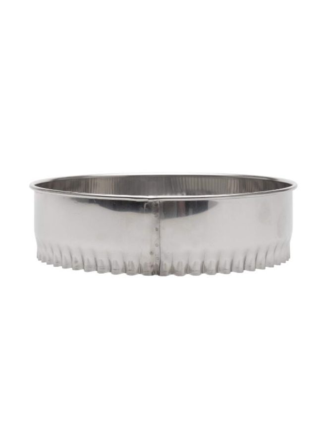 Round Stainless Steel Cutter Silver 6x1.75inch