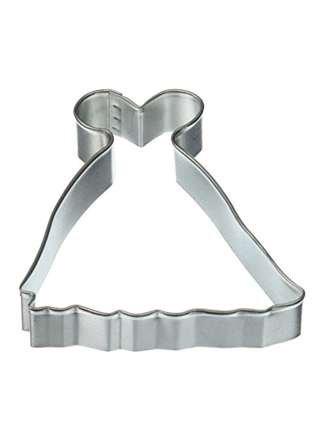 Princess Cookie Cutter Silver 4inch