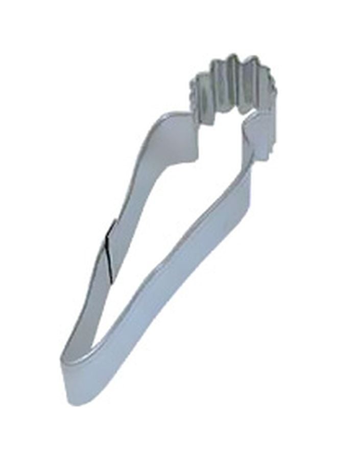 Carrot Shaped Cookie Cutter Silver 4inch