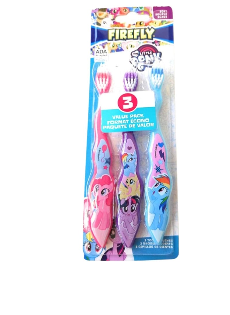 Firefly My Little Pony Toothbrush 3 pack