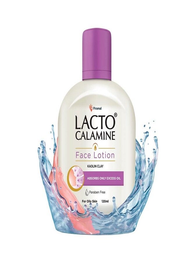 Lacto Calamine Face Lotion for Oil Balance - Oily Skin - 120 ml