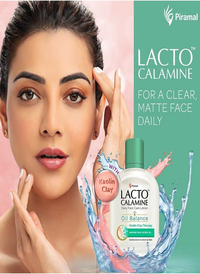 Lacto Calamine Combination to Normal Skin Oil Balance Lotion 60ml (Pack of 2)