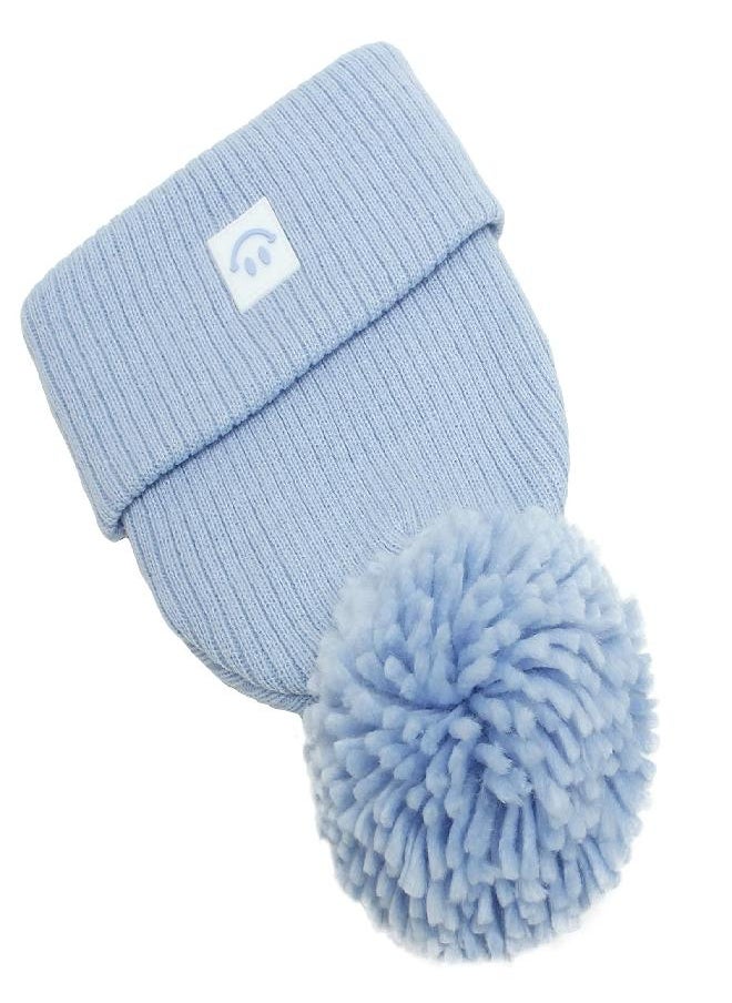Asufegucd Newborn Baby Girl Boys Beanie Hat- Infant Baby Winter Warm Hats,Kids Knit Cap Toddler Pom Pom Beanies Caps
