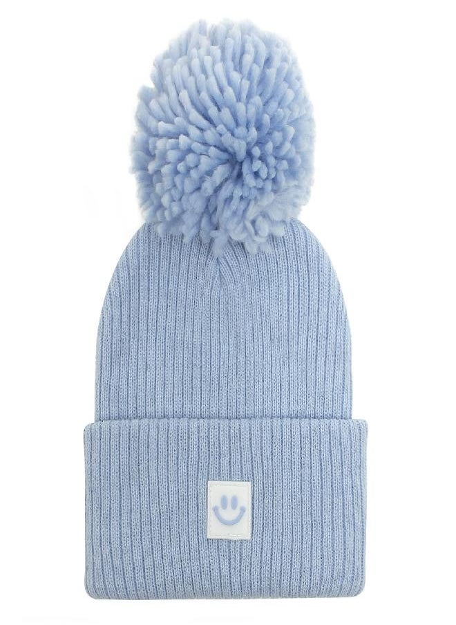 Asufegucd Newborn Baby Girl Boys Beanie Hat- Infant Baby Winter Warm Hats,Kids Knit Cap Toddler Pom Pom Beanies Caps