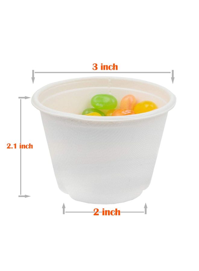 Biodegradeable Storage Cup White