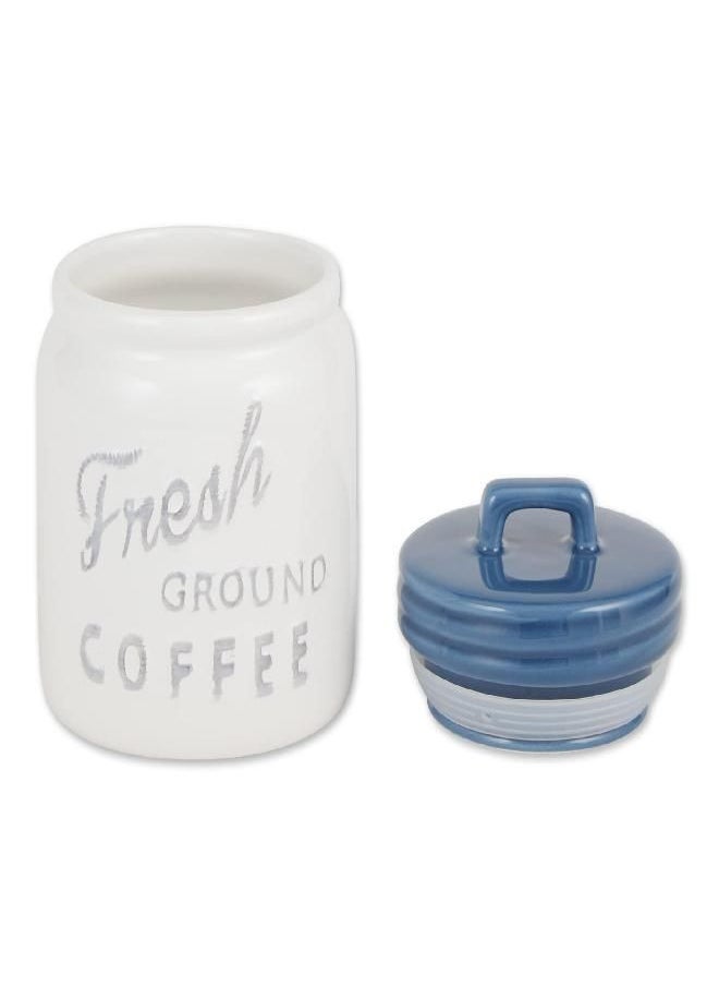 DII Kitchen Accessories Collection Ceramics, Jar Canister Set, Blue, 3