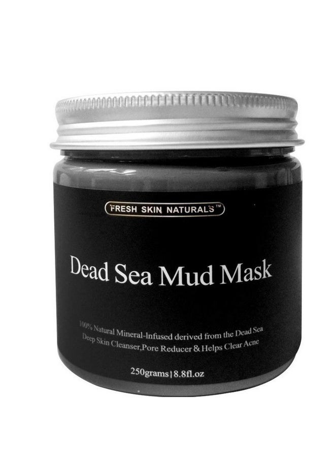 Dead Sea Mud Mask For Face And Body Deep Pore Cleansing, Acne Treatment, Anti Aging And Anti Wrinkle, Organic Natural Facial Mask For Smoother And Softer Skin (250G./8.8Oz.)