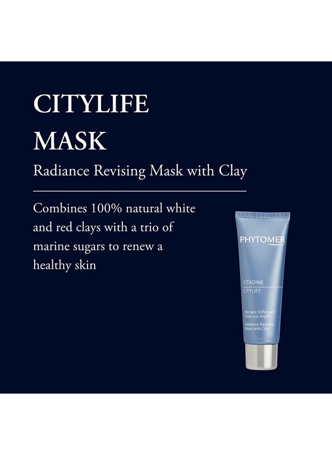 Citylife Firming Clay Face Mask | 100% Natural White & Red Clay Face Mask | Renew Healthy Skin | Reduce Pores & Improve Texture Of Dull Skin | 50Ml