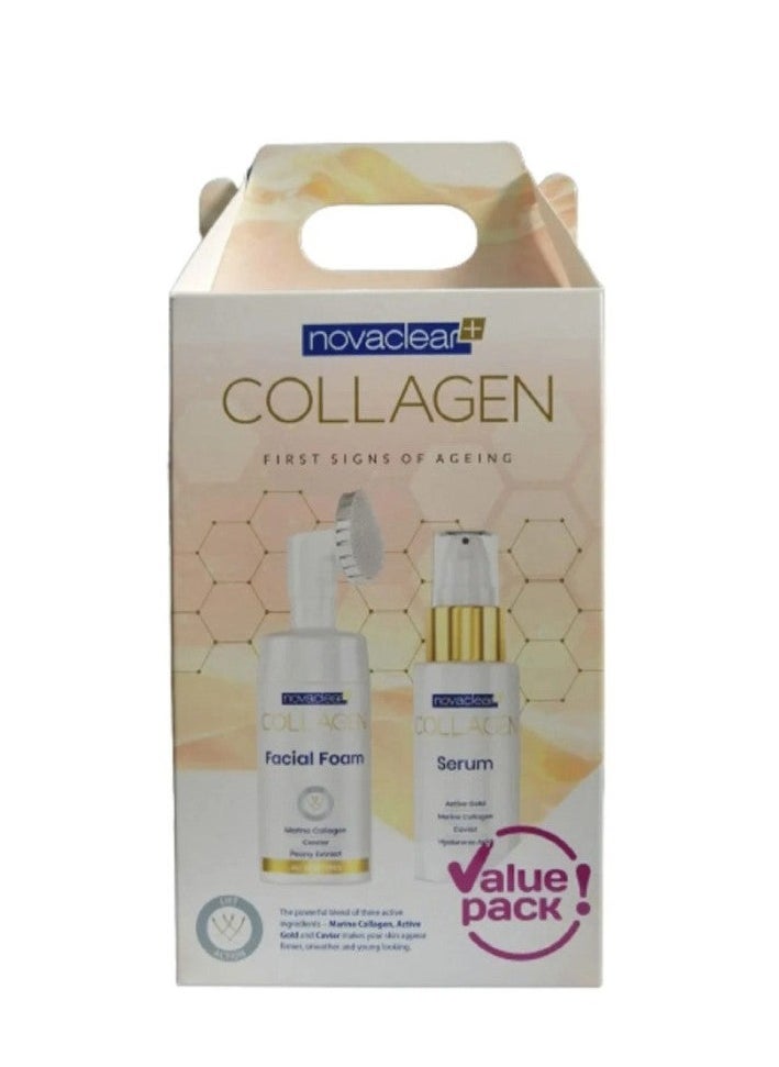 Facial Collagen Serum 30ml plus Facial Foam 100ml