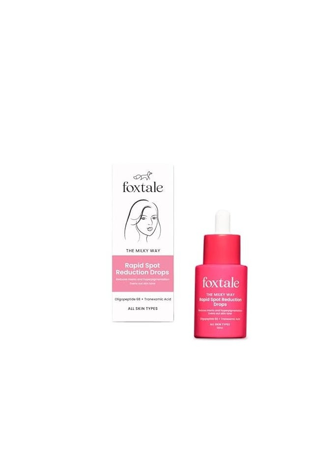 Foxtale 3% Tranexamic Acid Face Serum with Peptides & Niacinamide for Hyperpigmentation, Reduces Marks & Dark Spots, Evens Out Skin Tone, All Skin Types, Men and Women - 30 ml