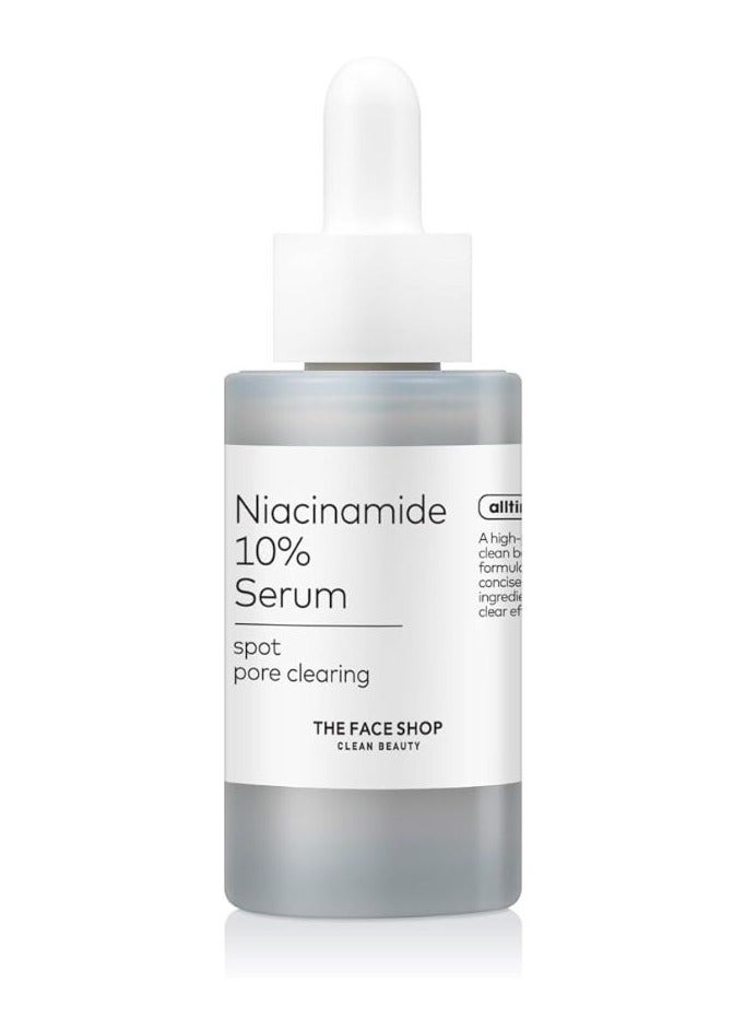 Alltimate Niacinamide 10% Serum, Korean Skin Care, Oil Control & Pores Reducer, Improve Skin Elasticity, Face Serum for Sensitive Skin 30ml