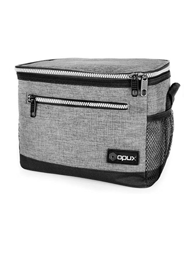 Water-Resistant Insulated Lunch Bag Grey