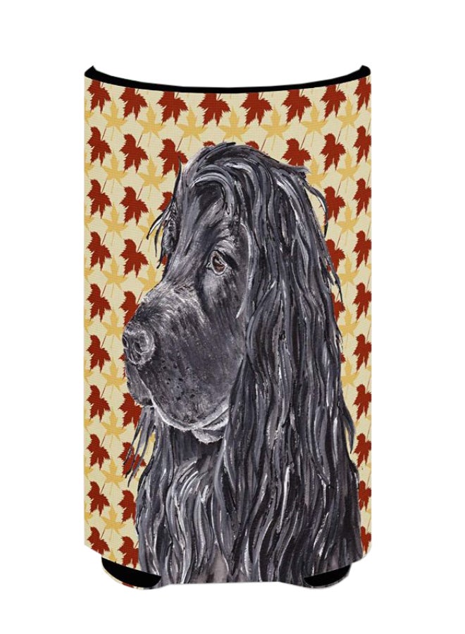 English Cocker Spaniel Fall Leaf Tall Boy Can Cooler Multicolour