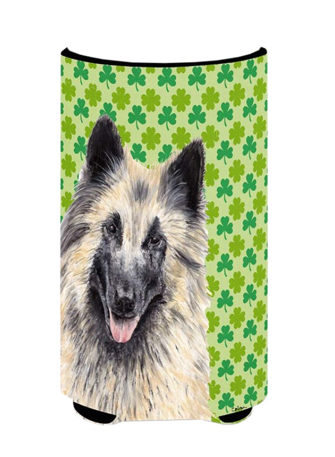 St. Patrick'S Day Shamrock Portrait Tall Boy Can Cooler Multicolour 9.5 x 7.1 x 0.8inch