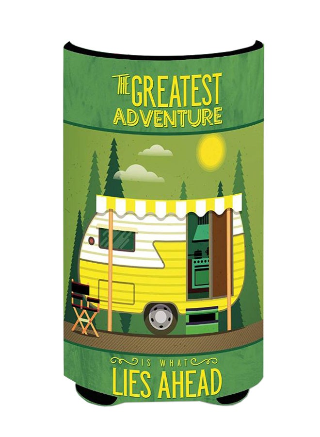 Greatest Adventure Retro Camper Tall Boy Can Cooler Multicolour