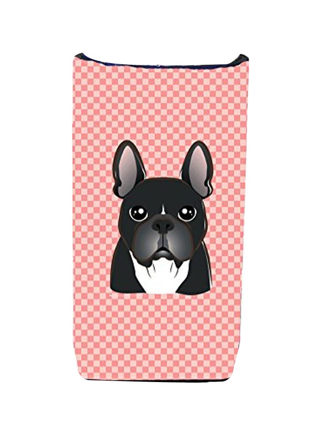 Checkerboard French Bulldog Ultra Can Cooler Multicolour