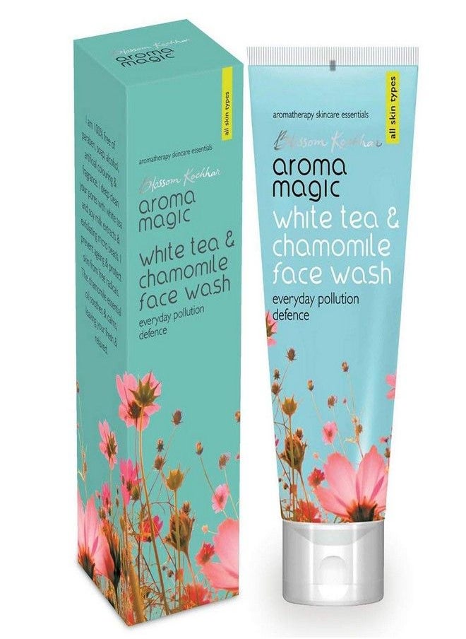 Aroma Magic White Tea and Chamomile Face Wash, 100 ml (Pack of 2)