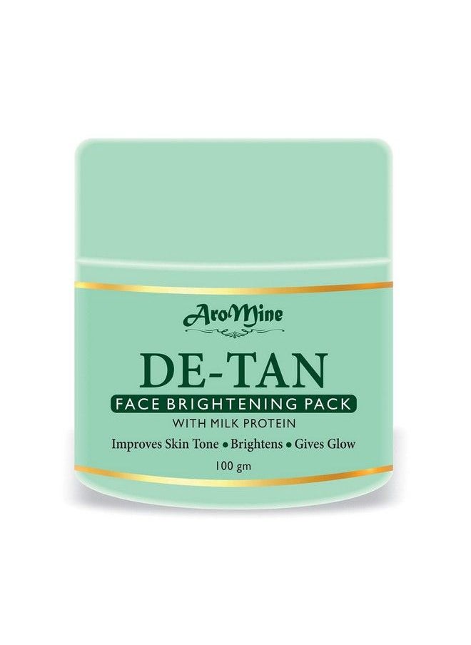 Detan Face Pack Skin Brightening Face Mask For Glowing Skintan Removal Oil Control Acne & Fairness Pigmentation & Brightening For Women & Men 100Gm