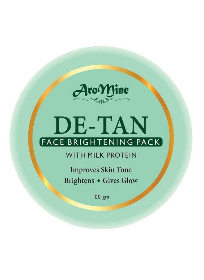 Detan Face Pack Skin Brightening Face Mask For Glowing Skintan Removal Oil Control Acne & Fairness Pigmentation & Brightening For Women & Men 100Gm