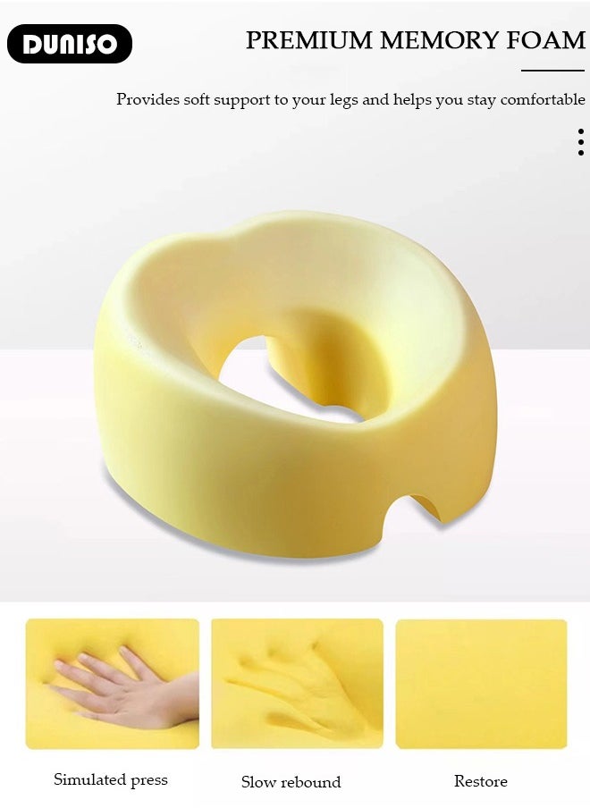 Massage Face Pillow, Ergonomic Memory Office Nap Pillow, High Rebound Face Down Pillow for Sleeping, Face Rest Neck Head Cushion for Spa Salon Travel