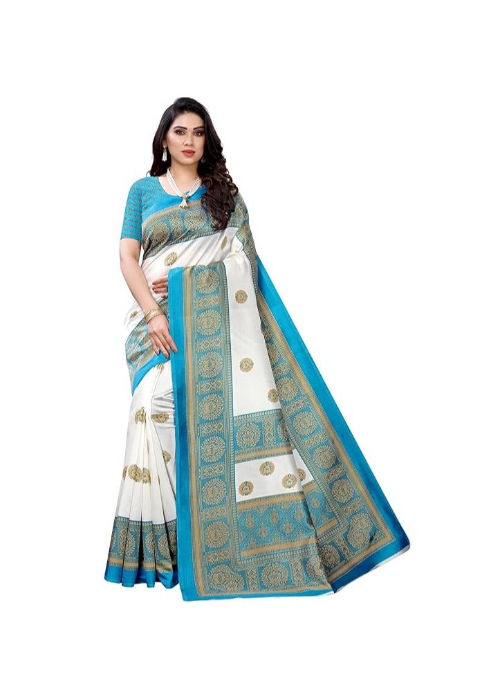 Women's Silk Saree With blouse piece