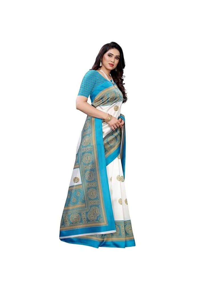 Women's Silk Saree With blouse piece