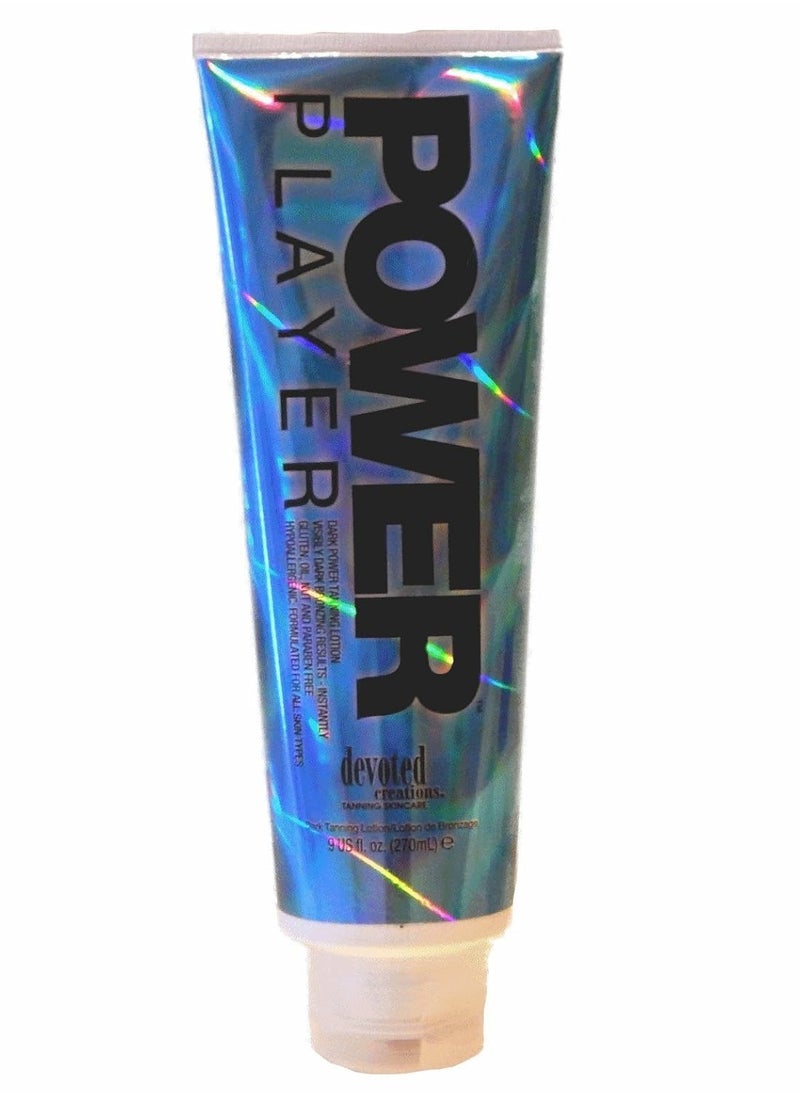 Devoted Creations Power Player Bronzing Tanning Lotion, 9 oz.