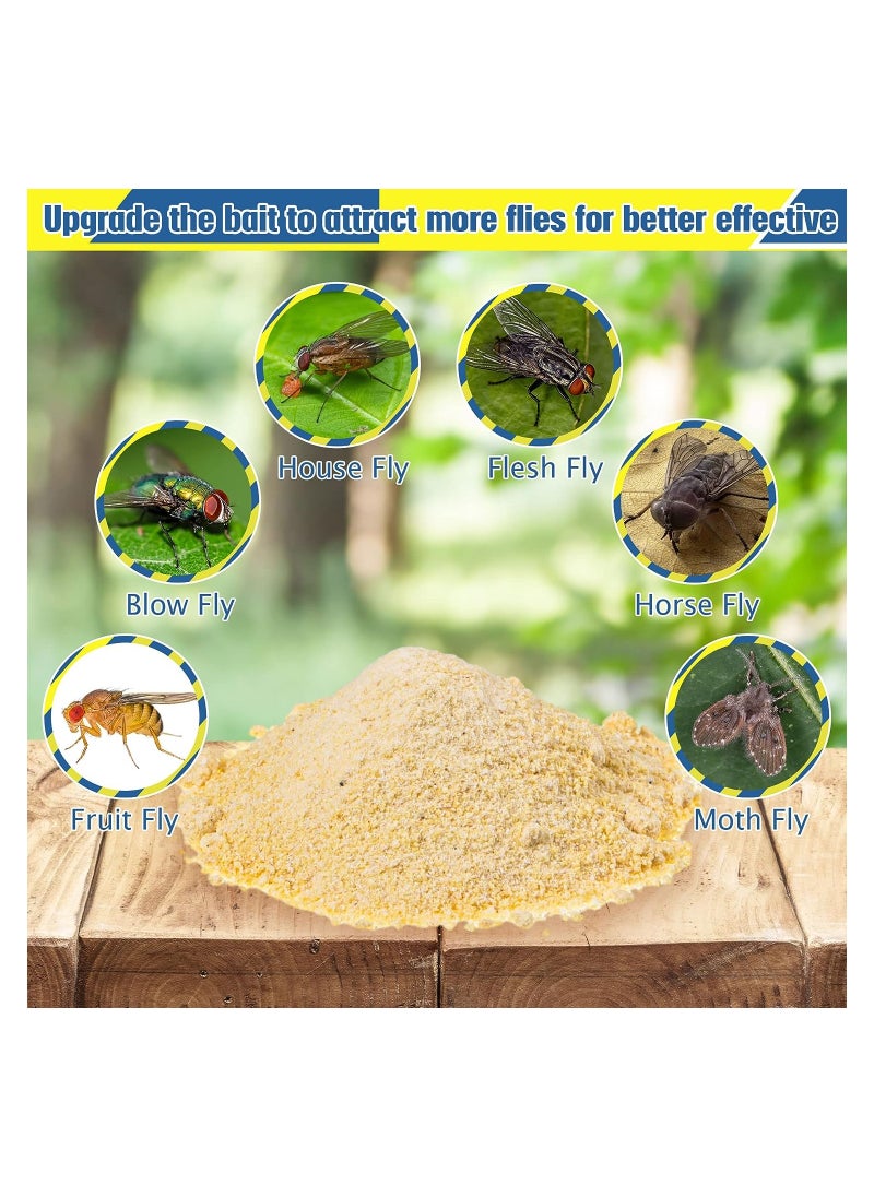 Disposable Hanging Fly Trap Bag 4 Pack Large Non-Toxic Fly Traps Outdoor Hanging Catcher Cage Net Fly Wasp Killer Insect Bug Killer Great For Outdoor Garden Farm Horse Barn