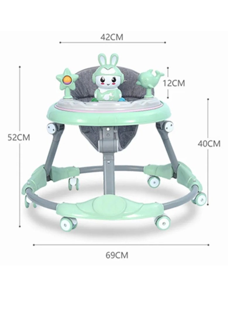 Baby Strollers&Accessories New baby walkers 6-speed adjustable foldable anti-rollover anti-O-leg walker