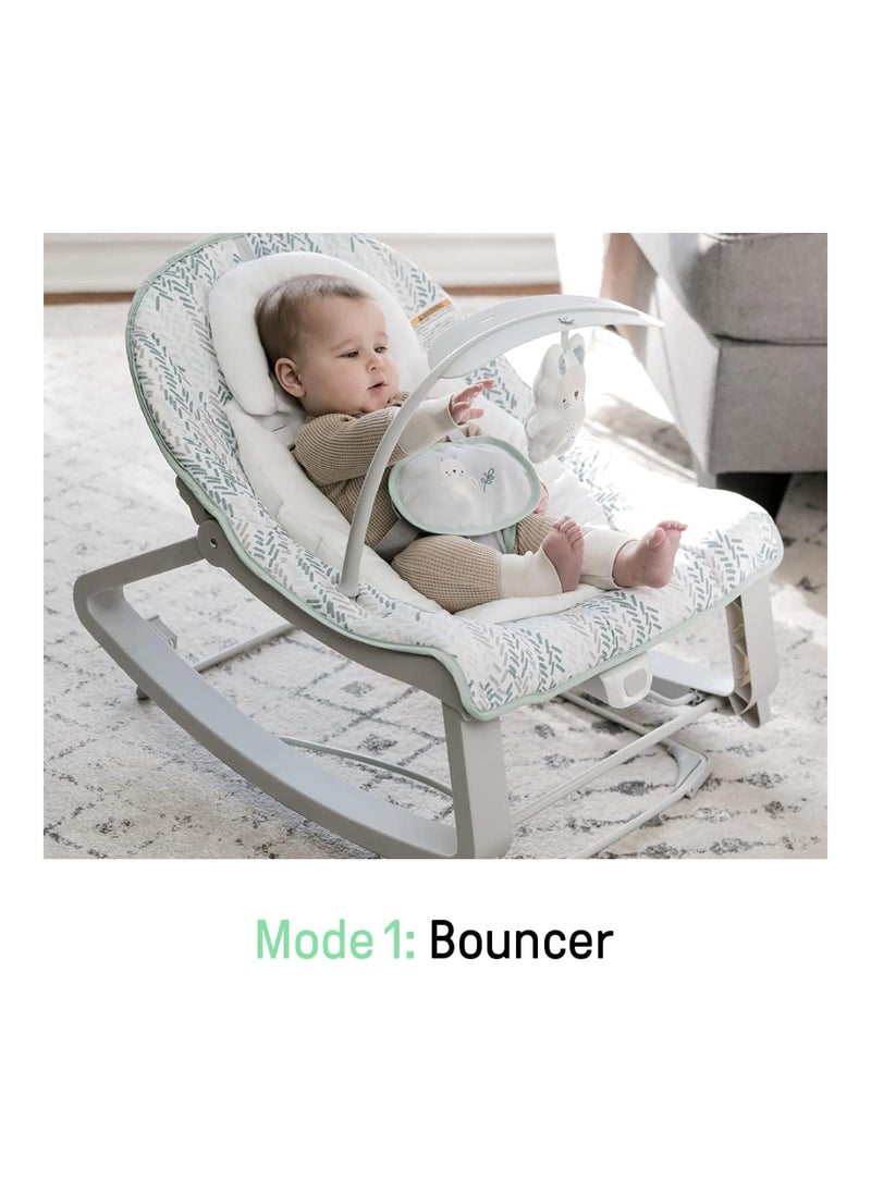 Keep Cozy 3-in-1 Grow With Me Vibrating Baby Bouncer Seat - Spruce