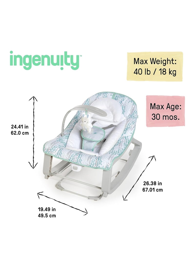 Keep Cozy 3-in-1 Grow With Me Vibrating Baby Bouncer Seat - Spruce