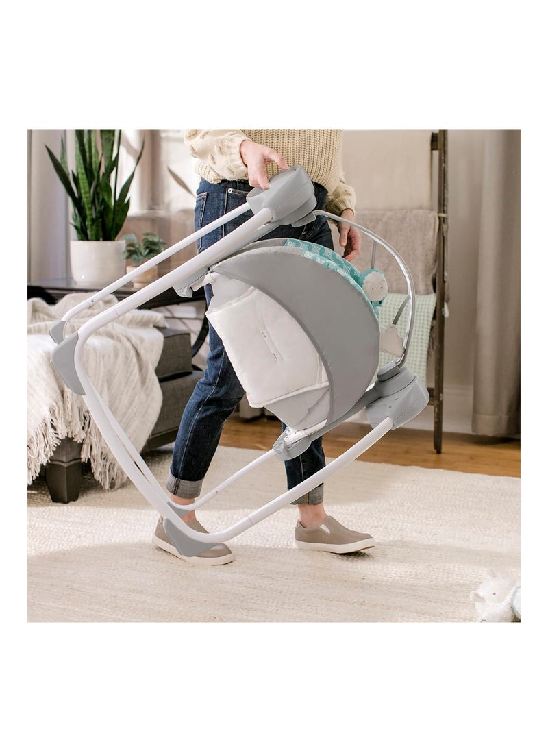 Ity By Swingity Swing Easy-Fold Portable Baby Swing – Goji