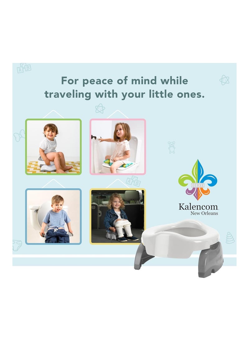 2-in-1 Travel Potty Trainer Seat, Green