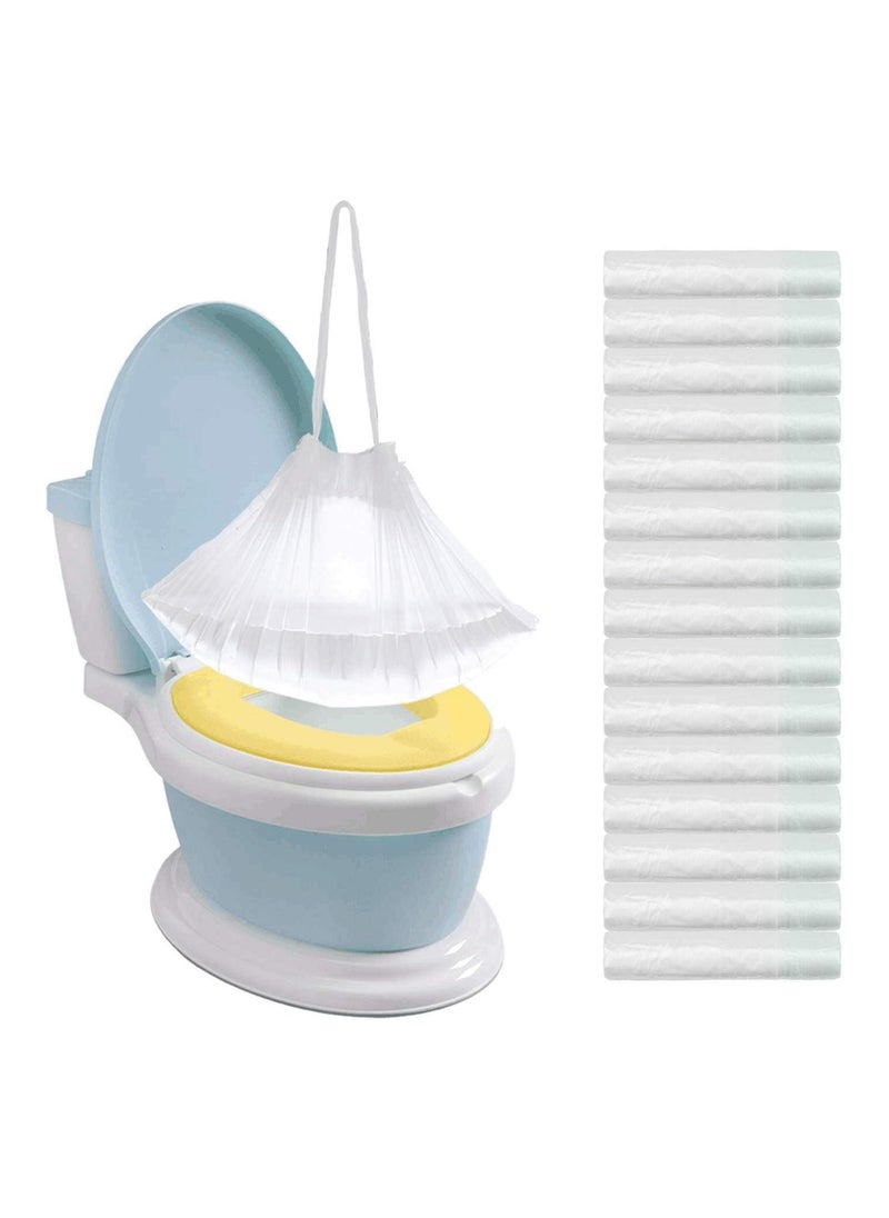 Pack Of 150 Portable Potty Chair Liners With Drawstring