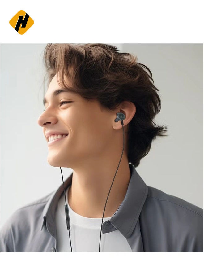 L2 Wired Earphones with Type-C Port – Premium Sound & Comfort