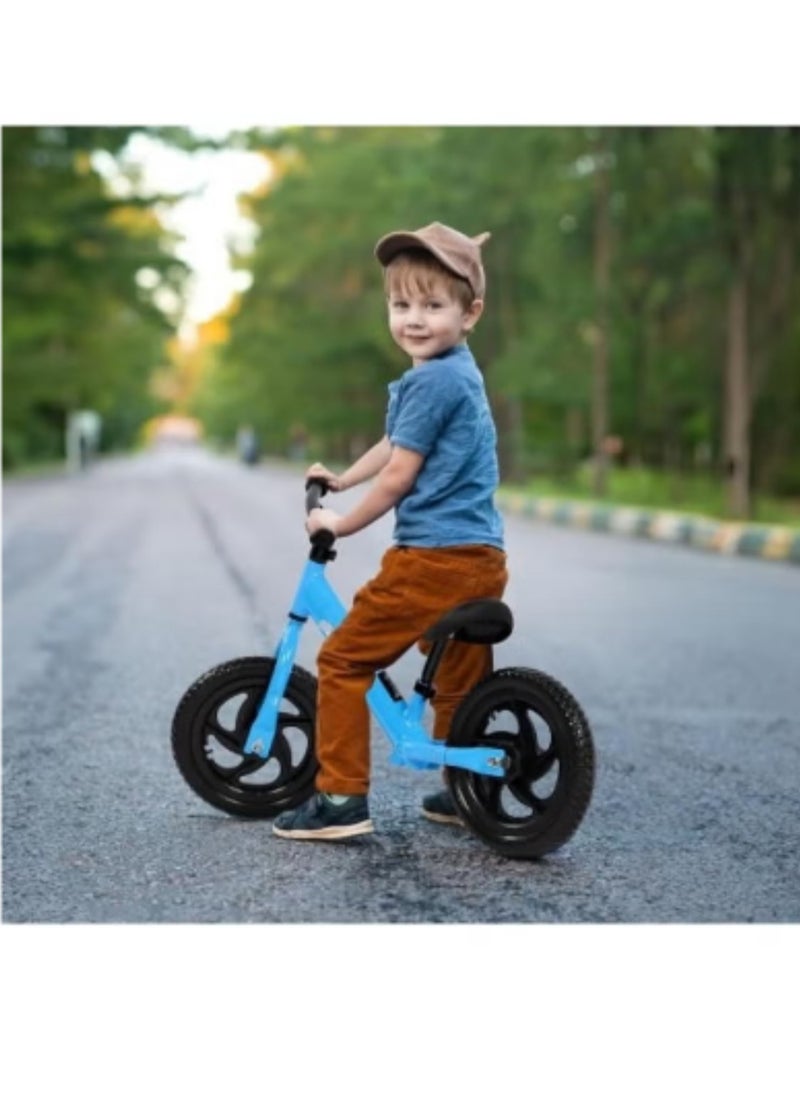 12inch Children‘s Balance-Bikes Kids Balance Bike No Pedal Bicycle Beginner Toddler Bike Steel Frame and Air-Free Tires for 2-5 years Old