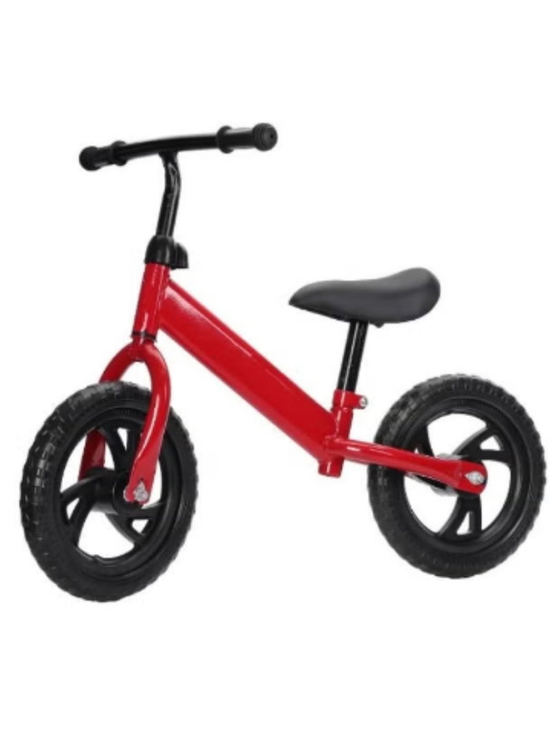 12inch Children‘s Balance-Bikes Kids Balance Bike No Pedal Bicycle Beginner Toddler Bike Steel Frame and Air-Free Tires for 2-5 years Old