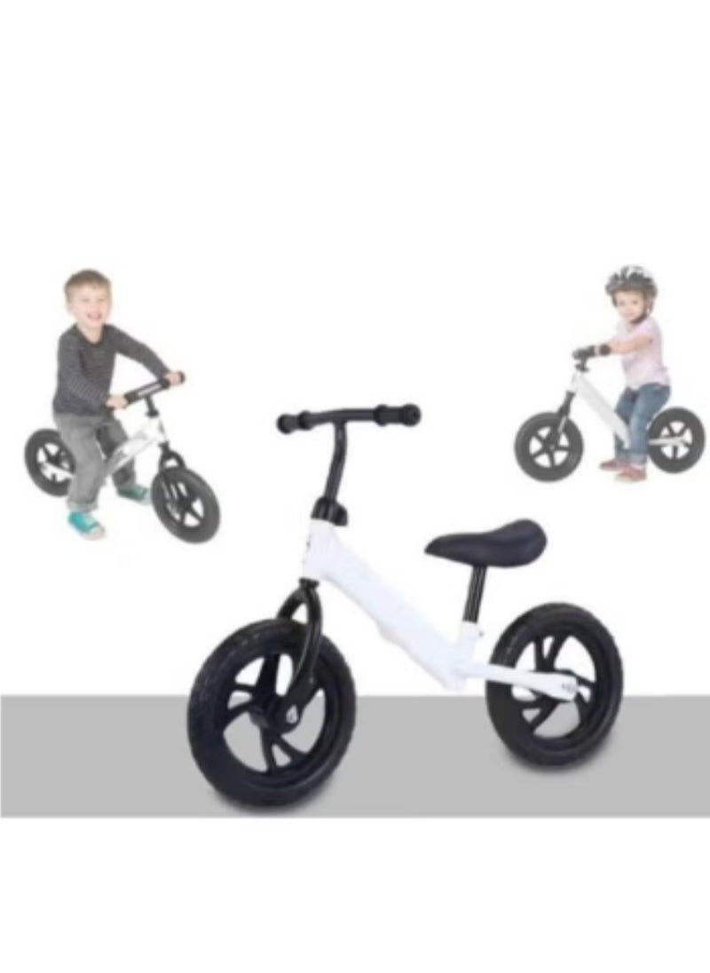 12inch Children‘s Balance-Bikes Kids Balance Bike No Pedal Bicycle Beginner Toddler Bike Steel Frame and Air-Free Tires for 2-5 years Old