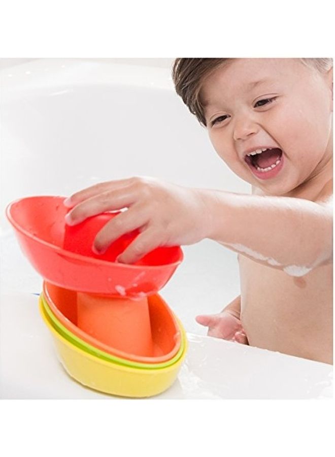 5-Pack Stacking Bath Boats Set