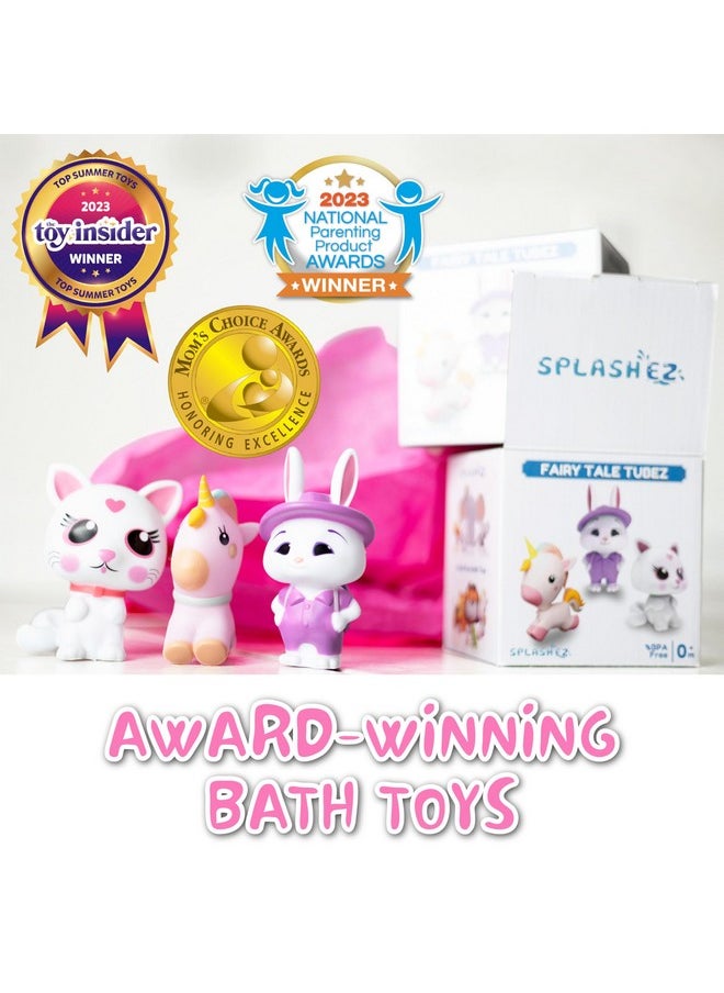 Girl Bath Toys Mold Free Bath Toys For Girls And Toddlers, Girl No Hole Bath Toys, No Mold For Tub,Beach,Pool, Bpa-Free, Dishwasher-Safe, Infant Bath Toys No Holes 0 1 3 6 12 18 Months