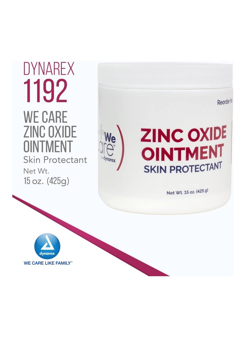 Zinc Oxide Ointment, Soothes, Prevents, And Relieves Diaper Rash, Chaffed Skin, And Irritation, White, 1 Count - 15 Oz. Jar Of Ointment