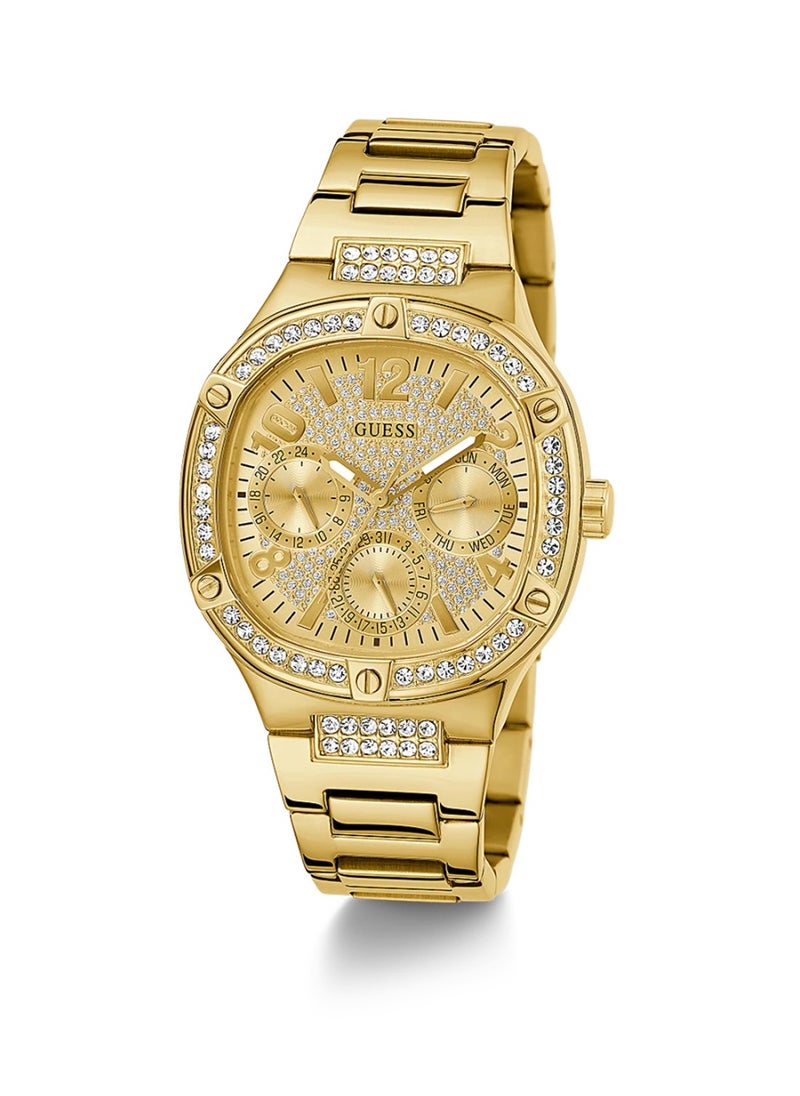 Duchess Women's Gold Square Dial Analog Stainless Steel Watch GW0558L2 - 40mm - Gold